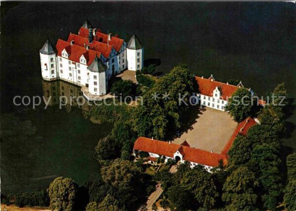 Gluecksburg Ostseebad Fliegeraufnahme Schloss Flensburger För