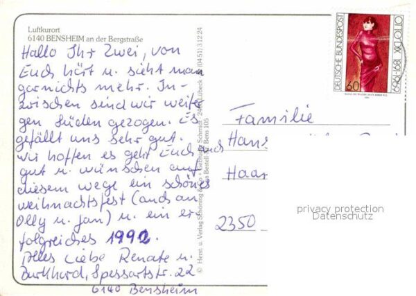 Bensheim Bergstrasse Orts und Teilansichten – Bild 2