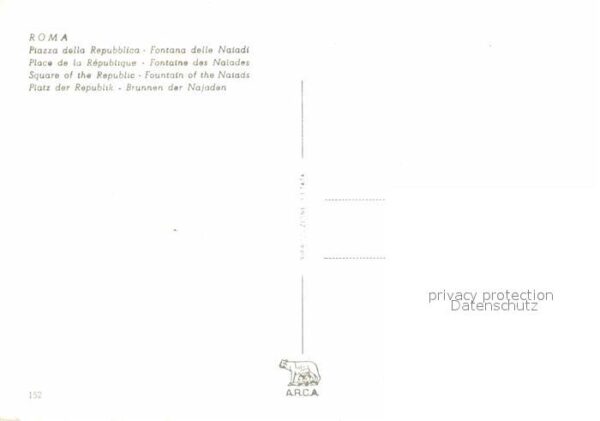 Roma Rom Piazza della Repubblica Fontana delle N – Bild 2