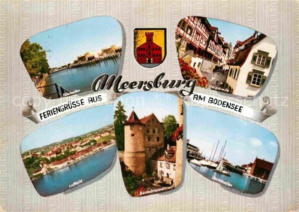 Meersburg Bodensee Fährhafen Steigstrasse Fliegeraufnahme