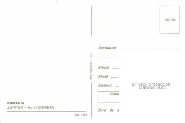 Jupiter Rumaenien Hotel Cometa – Bild 2