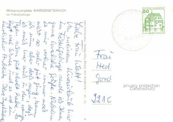 Warmensteinach Teilansicht mit Kirche – Bild 2
