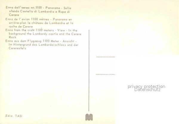 Enna Fliegeraufnahme mit Lombardeischloss un – Bild 2