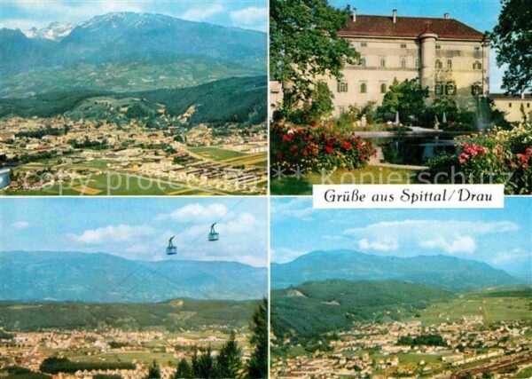 Spittal Drau Panorama Goldeckbahn Schloss