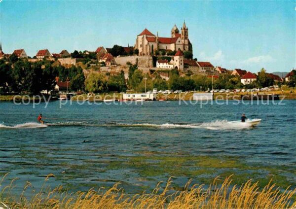 Breisach Rhein Rheinpartie mit Münster