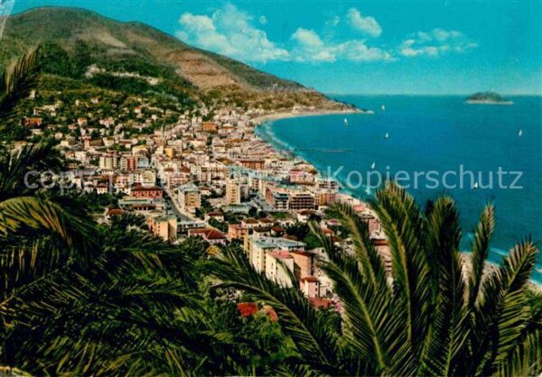 ALASSIO Savona Liguria IT Panorama tra le palme