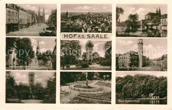 Hof Saale Saaleparti Altstadt Marienkirche Theres