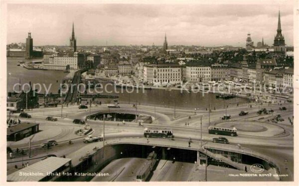 Stockholm Utsikt fran Katarinahissen