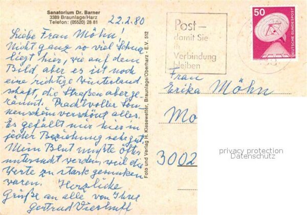 Braunlage Sanatorium Dr. Barner – Bild 2