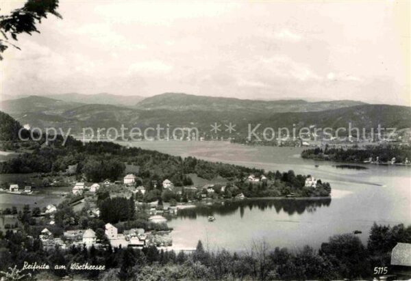 Reifnitz Woerthersee Fliegeraufnahme mit Wörther-See