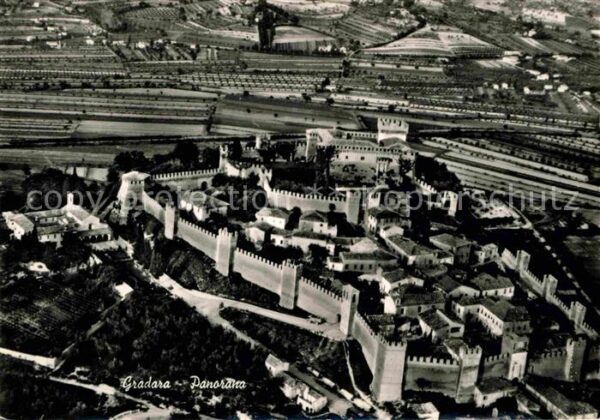 Gradara Pesaro Fliegeraufnahme