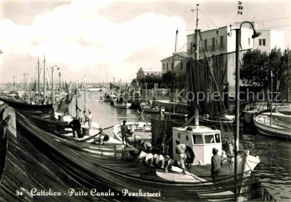 Cattolica Rimini Porto Canale Pescherecci