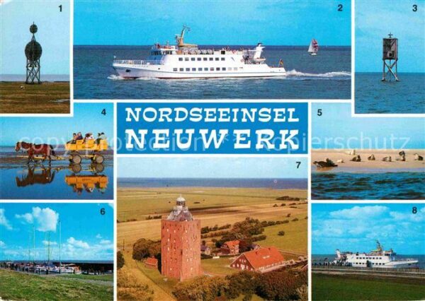 Neuwerk Cuxhaven Nordseebad Ostbake Nordbake Wattwagen Seehundsbank