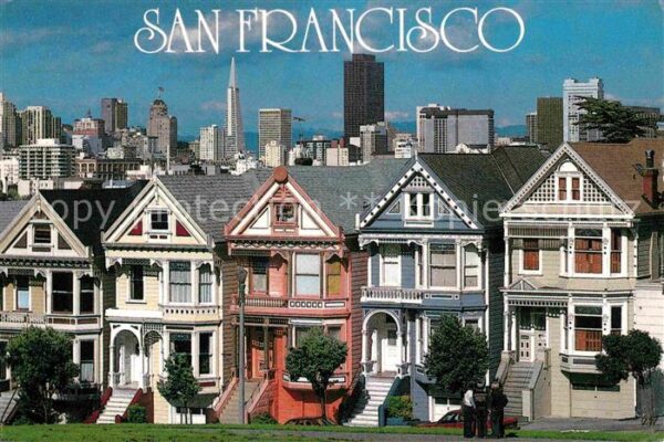 San Francisco California Steine Street Victorian-Homes