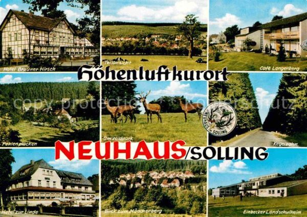Neuhaus Solling Hotel-Brauner-Hirsch Cafe Langenberg Ke
