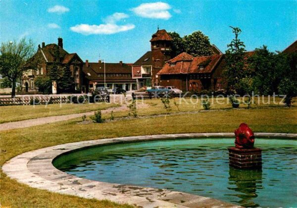 Rehburg-Loccum Marktplatz mit Brunnen