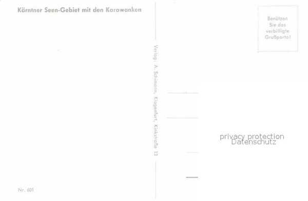 Woerthersee Panoramakarte mit Karawanken – Bild 2