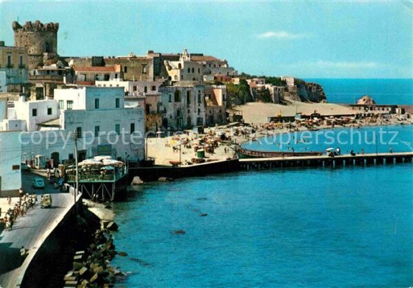 Forio d Ischia Strand mit Seebrücke