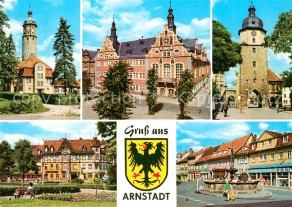 Arnstadt Ilm Neideckturm Riedtor Lessingstrasse Hopf