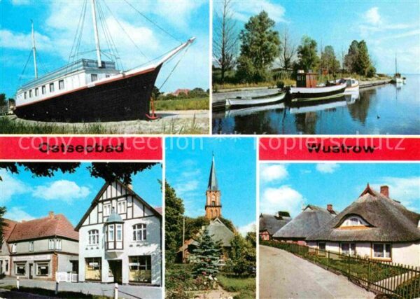 Wustrow Ostseebad Hafen Hauptstraße Neue Straße