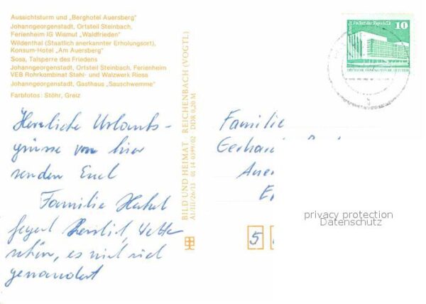 Auersberg Wildenthal rundherum Berghotel-Auersberg Steinbach – Bild 2
