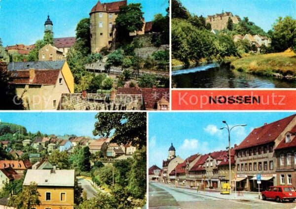 Nossen Schloß Freiberger-Mulde Markt