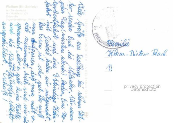 Plothen Fürstenteich Hausteich Jugendherberge P – Bild 2