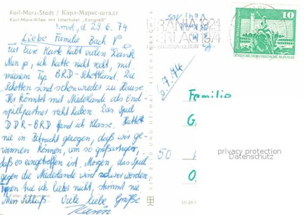 Karl-Marx-Stadt Interhotel Kongreß – Bild 2