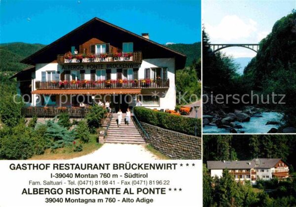 Montan Gasthaus Restaurant Brückenwirt