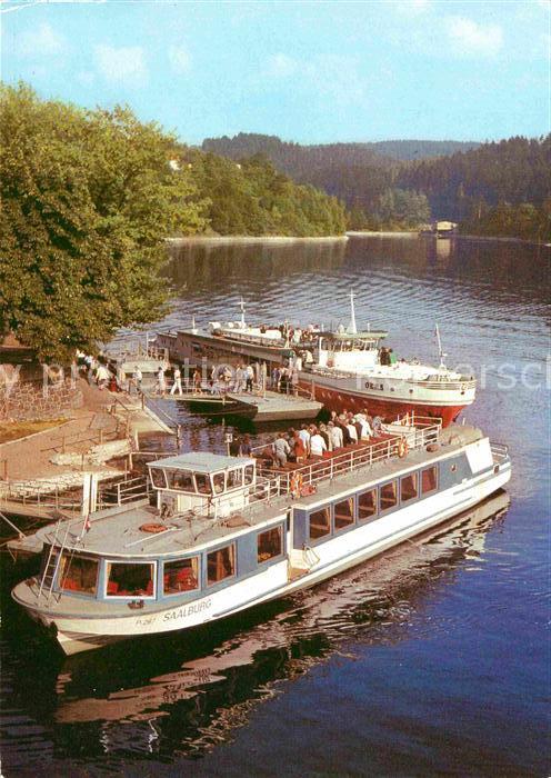 Saalburg Saale Schiffsanlegestelle