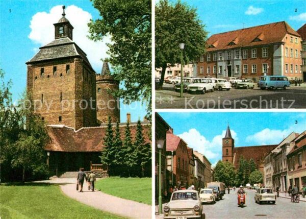 Bernau Berlin Steintor und Hungerturm Rathaus Karl-Ma