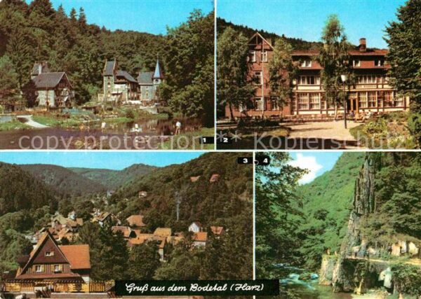 Bodetal Harz Treseburg Erholungsheim-Haus-Wildstein