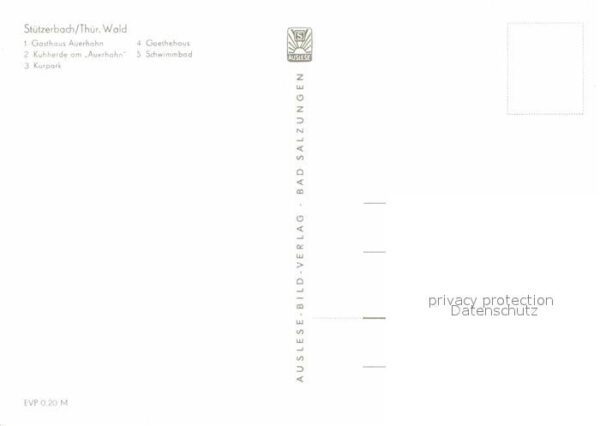 Stuetzerbach Gasthaus Auerhahn Goethehaus Kuhherde K – Bild 2