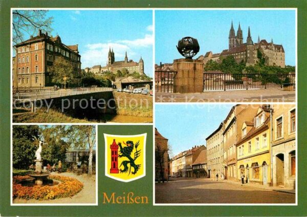 Meissen Elbe Sachsen Dom Albrechtsburg Kändlerbrunnen Leipzi