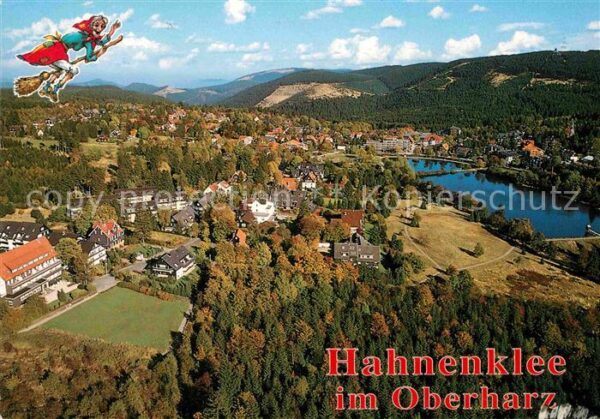 Hahnenklee-Bockswiese Harz Fliegeraufnahme