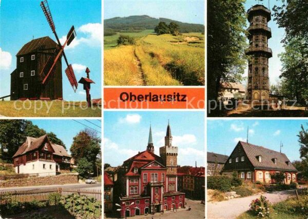Oberlausitz Region Löbau Kottmarsdorf Bockwindmühle Kottma