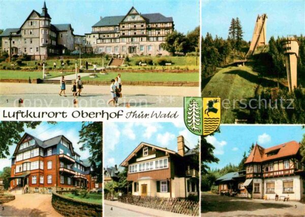 Oberhof Thueringen Hotel-Ernst-Thälmann Schanze-am-Rennste