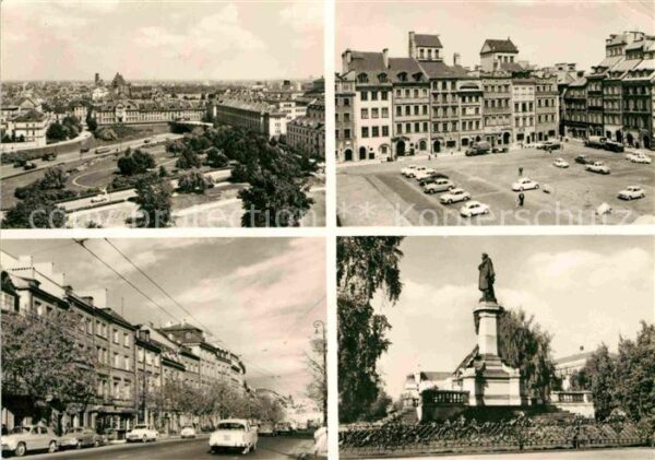 Warszawa Panorama Starega Miasta Ulica-Krakowski