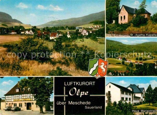 Olpe Meschede Bahnstation Freienohl Haus-Marienfried