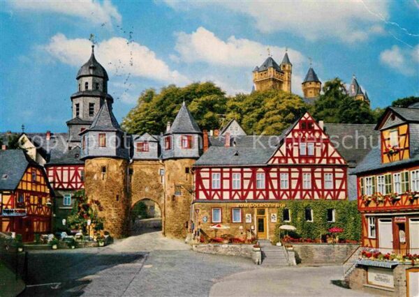 Braunfels Fachwerkhäuser Stadttor Burg