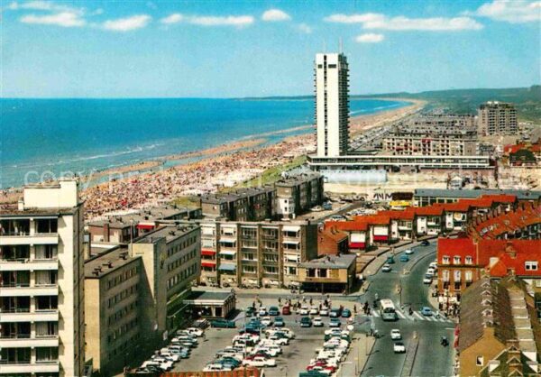 Zandvoort Holland Fliegeraufnahme mit Strand