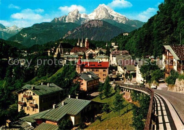 Berchtesgaden mit Watzmann und Schönfeldspitze