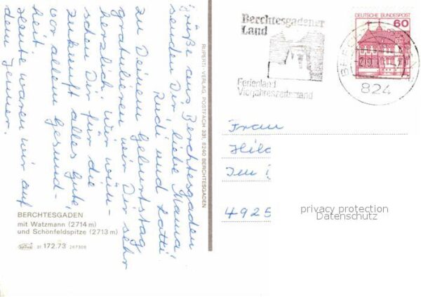 Berchtesgaden mit Watzmann und Schönfeldspitze – Bild 2