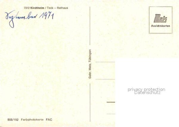 Kirchheim Teck Rathaus Fachwerk – Bild 2