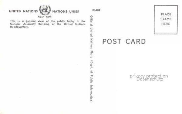 Politik Public Lobby General Assembly Building – Bild 2