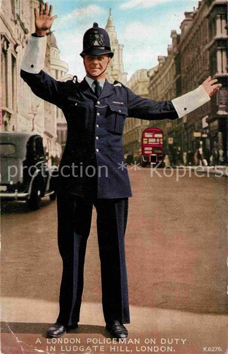 Polizei London Policeman Ludgate Hill