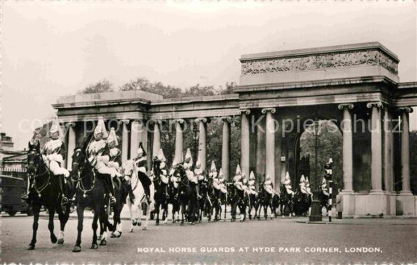 Leibgarde Wache Royal Horse Guards Hyde Park Corner Lon