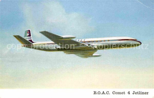 Flugzeuge Zivil B.O.A.C. Comet 4 Jetliner
