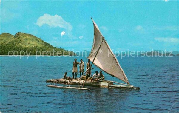 Boote Fijian Outrigger Takia