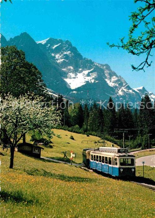 Zahnradbahn Zugspitzbahn Zugspitzmassiv